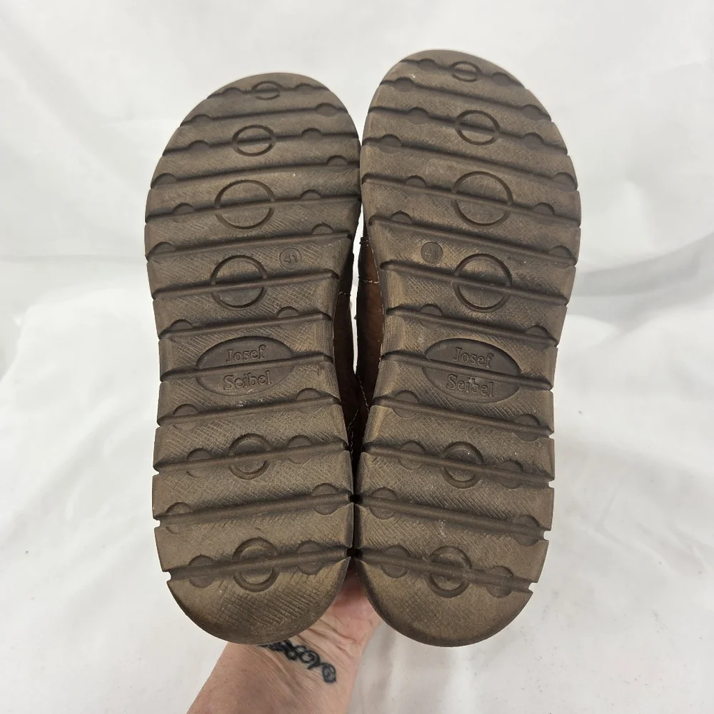 Josef Siebel women's Fergey 20 Brown Suede shoes sz 41 - Picture 8 of 13
